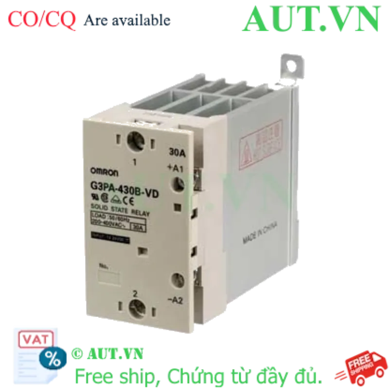 Ảnh của Relay bán dẫn Omron G3PA-430B-VD DC12-24
