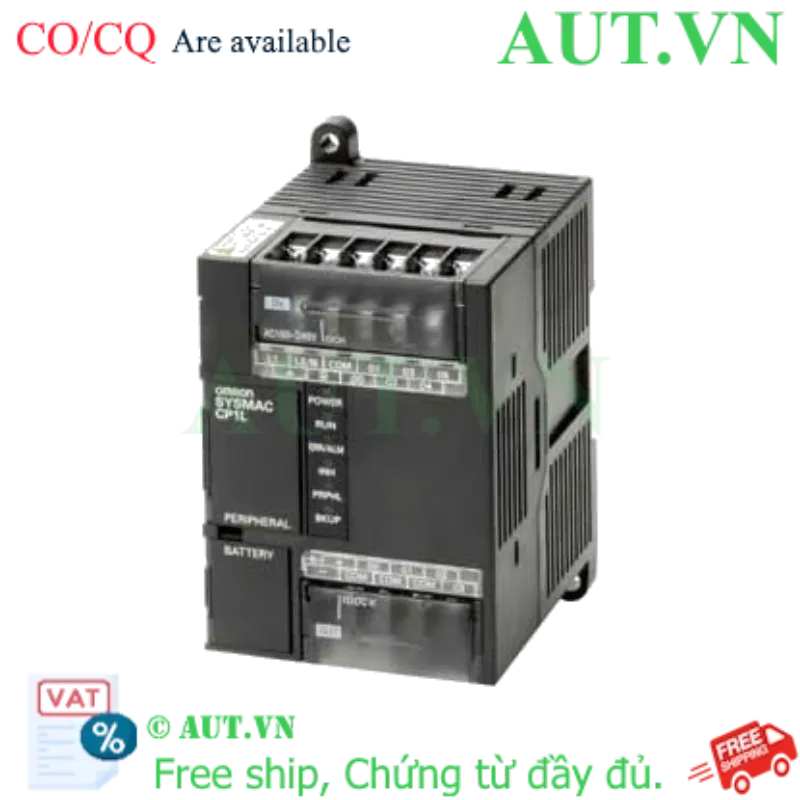 Ảnh của PLC Omron CP1L-L10DR-D | 10 I/O Relay, Tích Hợp Analog, Nguồn 24VDC - Chính Hãng AUT VN