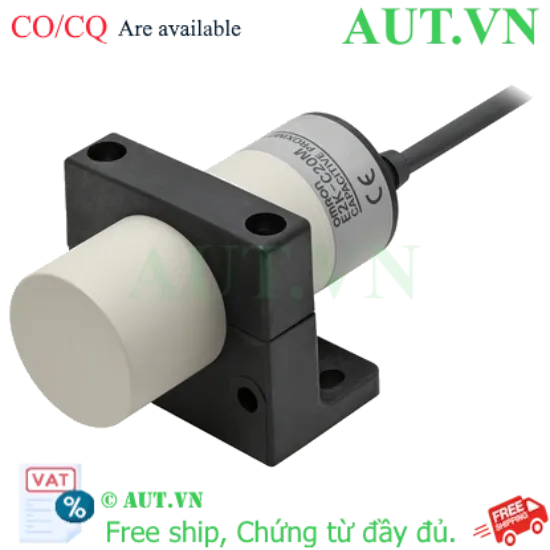 Ảnh của Cảm biến điện dung Omron E2K-C20MC1 2M: Phát hiện Phi Kim, Khoảng cách 20mm, NPN NO - AUT VN
