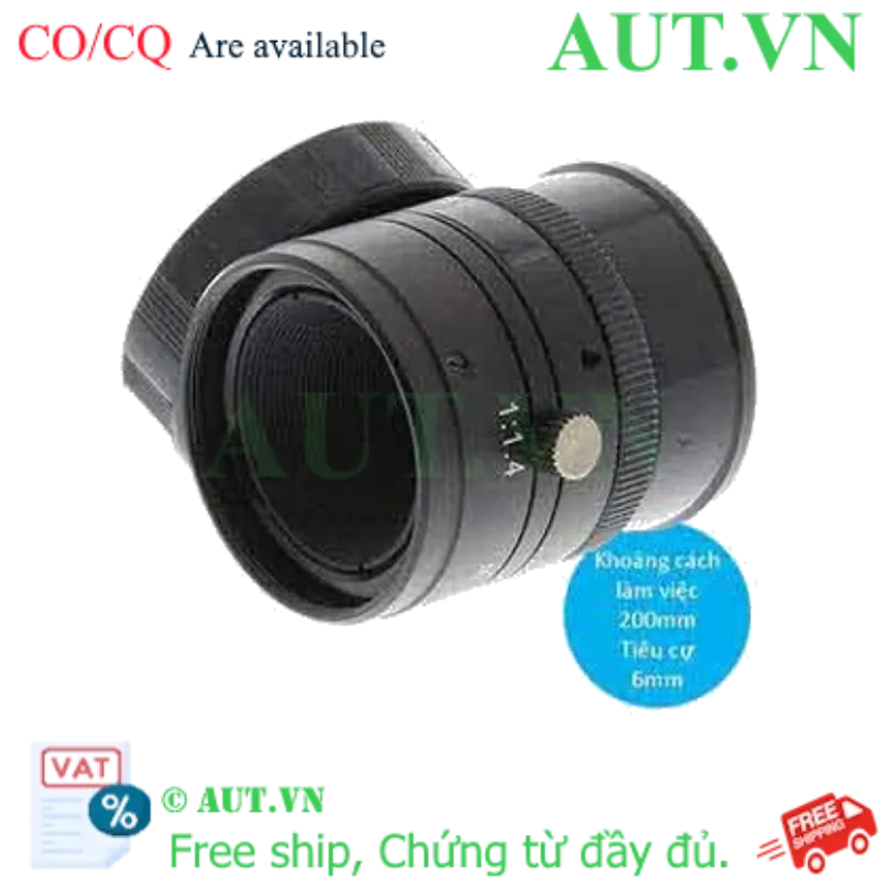 Ảnh của Ống Kính Omron 3Z4S-LE SV-0614V - Tiêu Cự 6mm, Khẩu Độ f/1.4, Ngàm C-Mount Chính Hãng