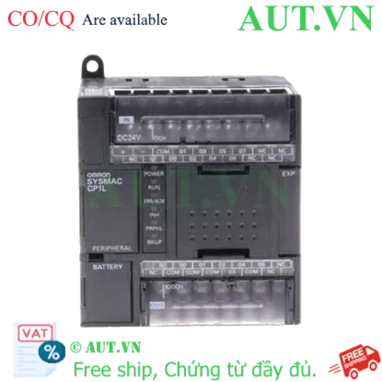 Ảnh của PLC Omron CP1L-L14DR-D | 14 I/O, Tích Hợp Analog, Nguồn 24VDC - Chính Hãng AUT VN