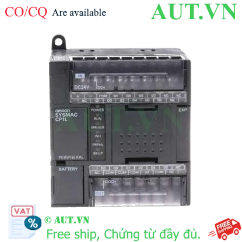 Ảnh của PLC Omron CP1L-L14DR-D | 14 I/O, Tích Hợp Analog, Nguồn 24VDC | AUT VN