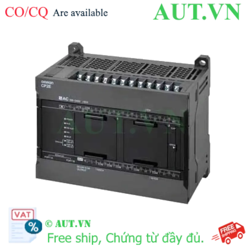 Ảnh của PLC Omron CP2E-N30DR-D | Tích Hợp Ethernet, 18 In/12 Out Relay, 10K Steps