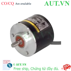 Ảnh của Cảm biến Encoder Omron E6C2-CWZ1X 1200P/R | Ngõ ra Line Driver, Cáp 8m Chống Dầu | AUT VN