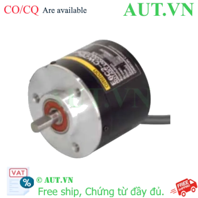 Ảnh của Cảm biến Encoder Omron E6C2-CWZ1X 1200P/R | Ngõ ra Line Driver, Cáp 8m Chống Dầu | AUT VN