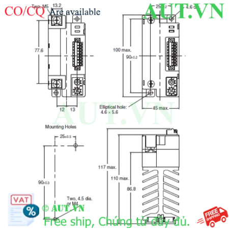 Ảnh của Relay bán dẫn Omron G3PF-225B-CTB DC24