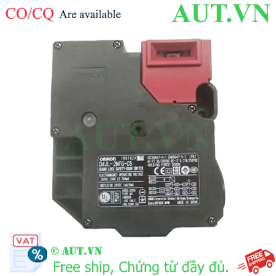 Ảnh của Khóa Cửa An Toàn Omron D4JL-2NFG-C5 - 24VDC, Lực Giữ 3000N, Chống Nước IP67