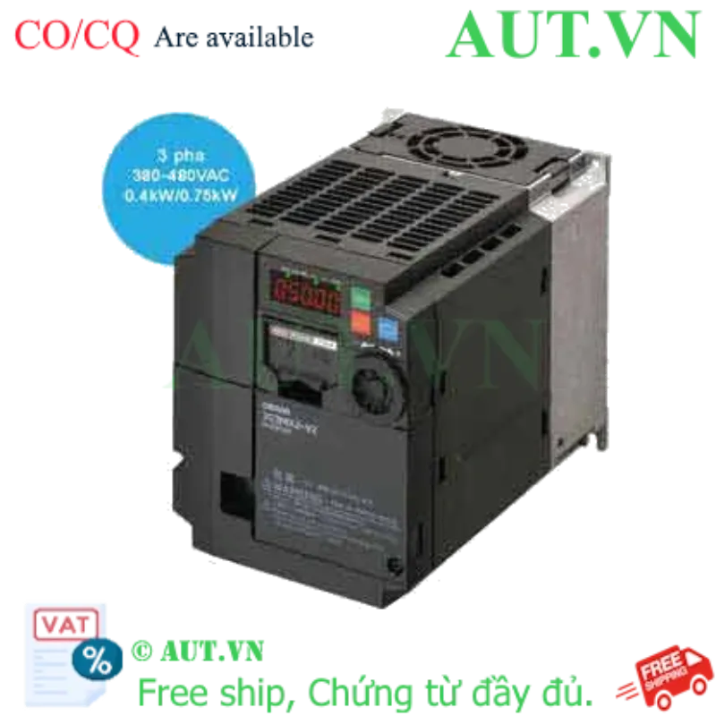 Ảnh của Biến tần Omron 3G3MX2-A4004-V2 | 3 Pha 380-480V | Điều khiển Vector SVC