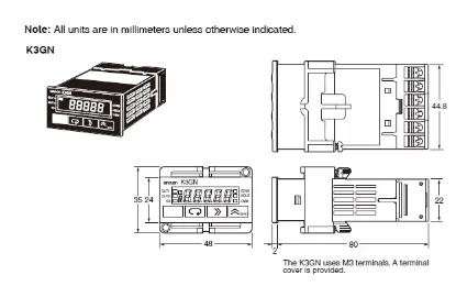 Ảnh của Đồng hồ đo đa năng Omron K3GN-PDC DC24