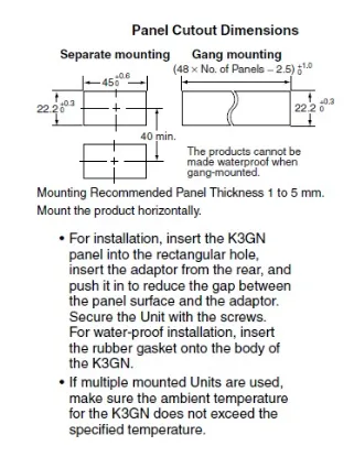 Ảnh của Đồng hồ đo đa năng Omron K3GN-PDC-FLK DC24