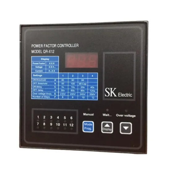 Ảnh của Bộ điều khiển tụ bù SK QR-X12 12 cấp 144x144mm
