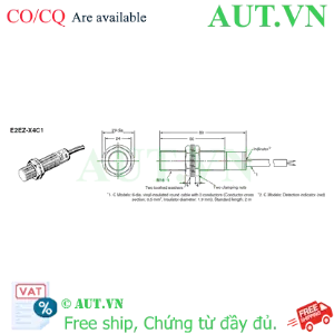 Ảnh của Cảm biến tiệm cận Omron E2EZ-X4C1 2M