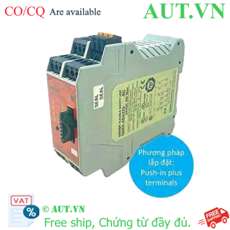 Ảnh của Bộ Điều Khiển An Toàn Omron G9SX-ADA222-T150-RC | 24VDC, MOSFET, Trễ 150s