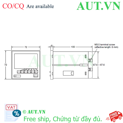 Ảnh của Bộ đếm Omron H7BX-AW