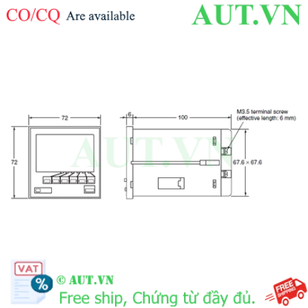 Ảnh của Bộ đếm Omron H7BX-AW