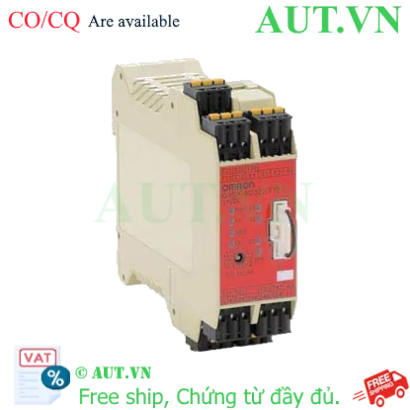 Ảnh của Bộ Điều Khiển An Toàn Omron G9SX-AD322-T15-RT DC24 - 2 Vào 3 Ra MOSFET, Trễ 15s