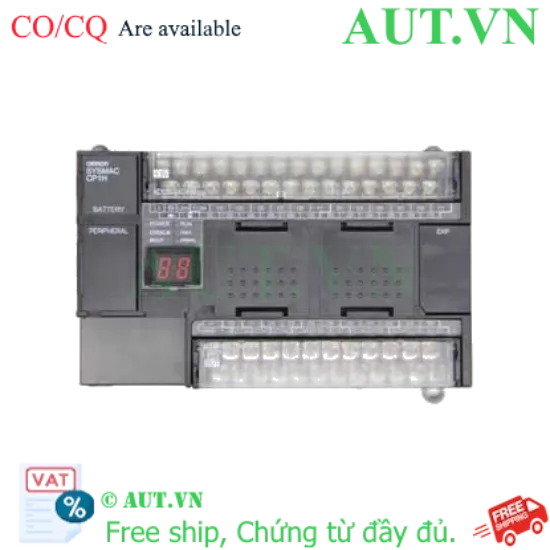Ảnh của PLC Omron CP1H-X40DR-A | 24 In 16 Out Relay, 20K Steps, Xử Lý Tốc Độ Cao