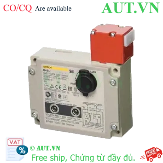 Ảnh của Khóa Cửa An Toàn Omron D4BL-1CRG-A | 24VDC, Lực Giữ 700N, Chuẩn IP67