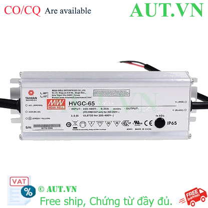 Ảnh của Bộ nguồn LED Meanwell HVGC-65-1050B (65W 6-62V 1050mA)
