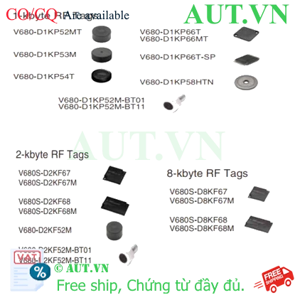 Ảnh của RFID Omron V680-D2KF52M-BT01