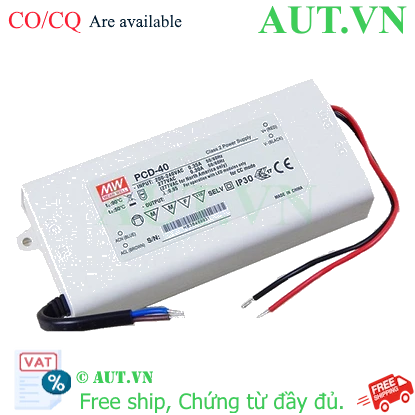 Ảnh của Bộ nguồn LED Meanwell PCD-40-1400B (40W 17-29V 1400mA)