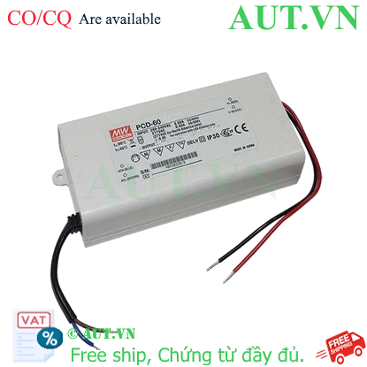 Ảnh của Bộ nguồn LED Meanwell PCD-60-1400B (60W 25-43V 1400mA)