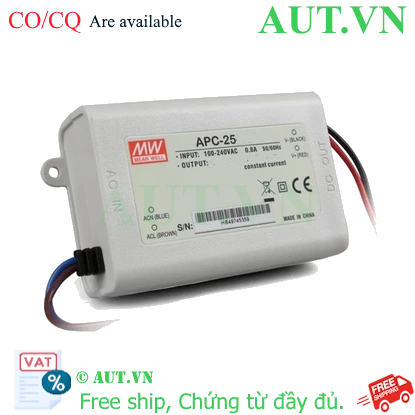 Ảnh của Bộ nguồn LED Meanwell PLD-25-700 (25W 24-36V 700mA)