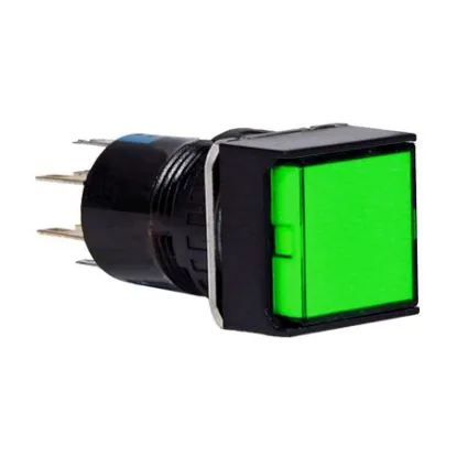 Ảnh của Đèn báo AL6H-G 24VDC 16mm (màu xanh lá)