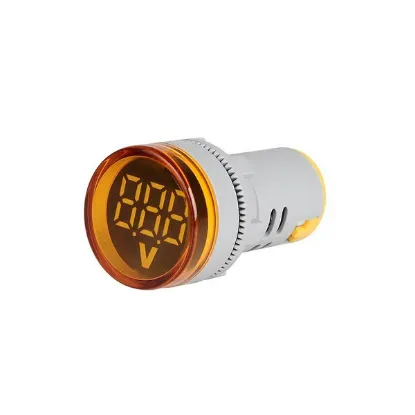 Ảnh của Đèn báo vàng có hiển thị điện áp 20V-500V, 22mm