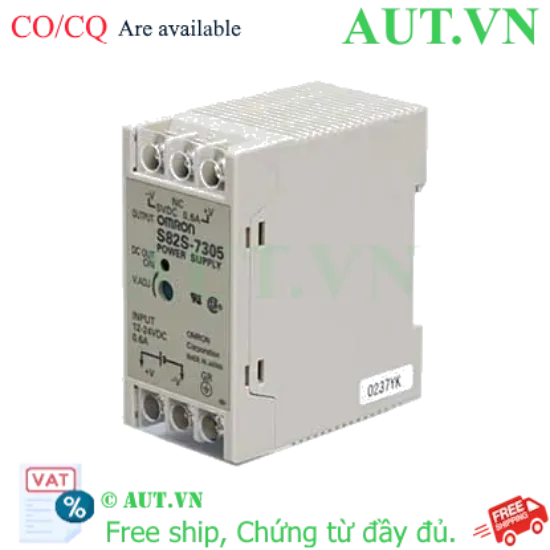 Ảnh của Bộ nguồn xung Omron S82S-7305 DC 5V0.6A
