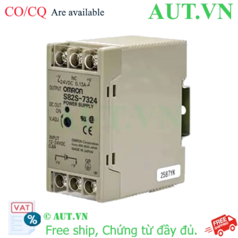 Ảnh của Bộ nguồn xung Omron S82S-7324 DC 24V0.13A