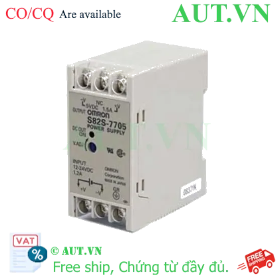Ảnh của Bộ nguồn xung Omron S82S-7705 DC 5V1.5A
