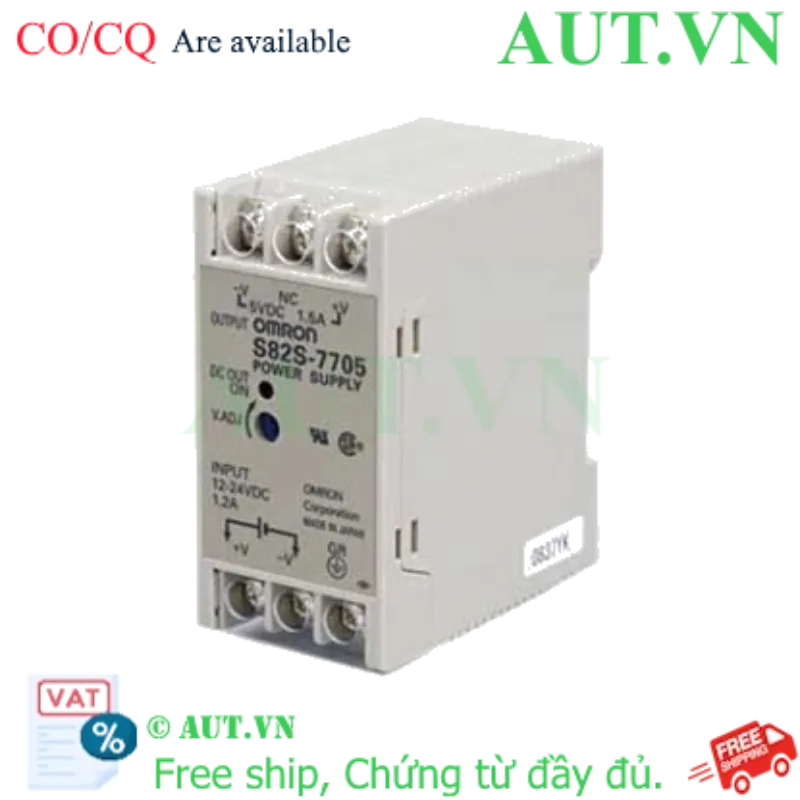 Ảnh của Bộ nguồn xung Omron S82S-7705 DC 5V1.5A