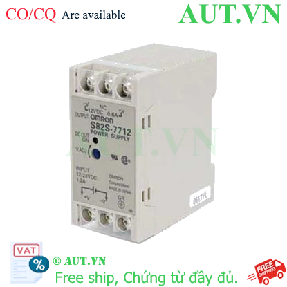 Ảnh của Bộ nguồn xung Omron S82S-7712 DC 12V0.6A