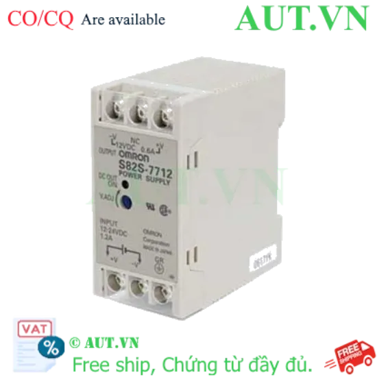 Ảnh của Bộ nguồn xung Omron S82S-7712 DC 12V0.6A