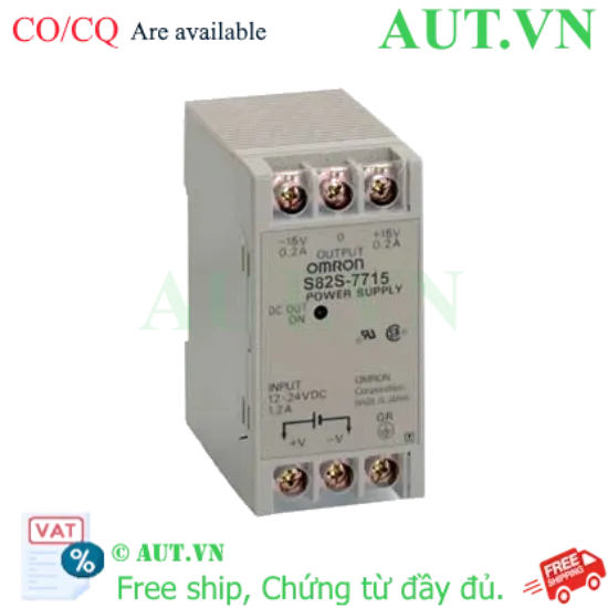 Ảnh của Bộ nguồn xung Omron S82S-7715 DC 15V0.5A