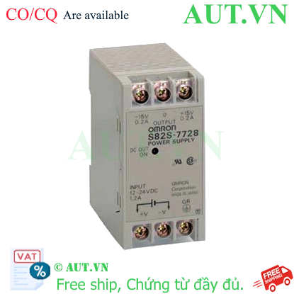 Ảnh của Bộ nguồn xung Omron S82S-7728 DC +15V0.2A-15V0.2A