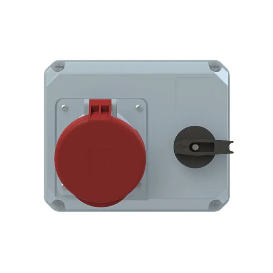 Ảnh của 2CMA167727R1000 – Ổ cắm + khóa liên động ngang ABB 463MHS6 63A 3P+N+E 346-415V IP44