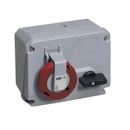 Ảnh của 2CMA167899R1000 – Ổ cắm + khóa liên động ngang ABB 363MHS6W 63A 3P+E 380-415V IP67