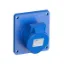 Ảnh của 2CMA167408R1000 – Ổ cắm âm dạng nghiêng ABB 263RAU6 63A 2P+E 220-250V IP44