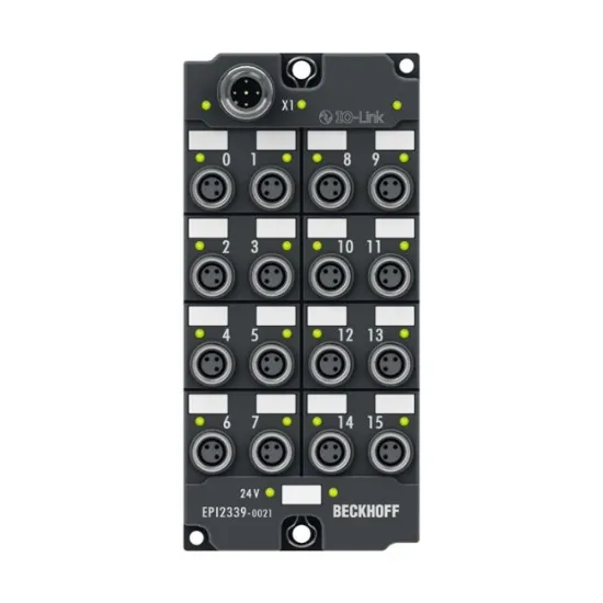Ảnh của IO-Link box 16 kênh digital input 24VDC Beckhoff EPI2339-0021