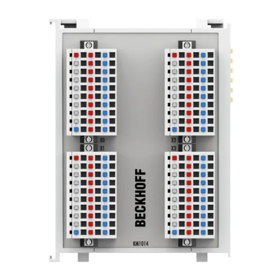Ảnh của Module 32 kênh digital input 24VDC Beckhoff KM1014-0004
