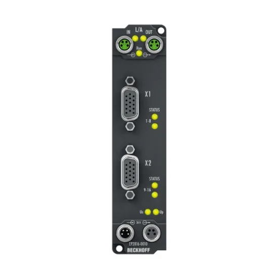 Ảnh của EtherCAT Box 16 kênh digital output 24VDC Beckhoff EP2816-0010