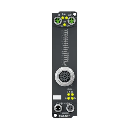 Ảnh của EtherCAT Box 16 kênh digital output 24VDC Beckhoff EP2816-0004