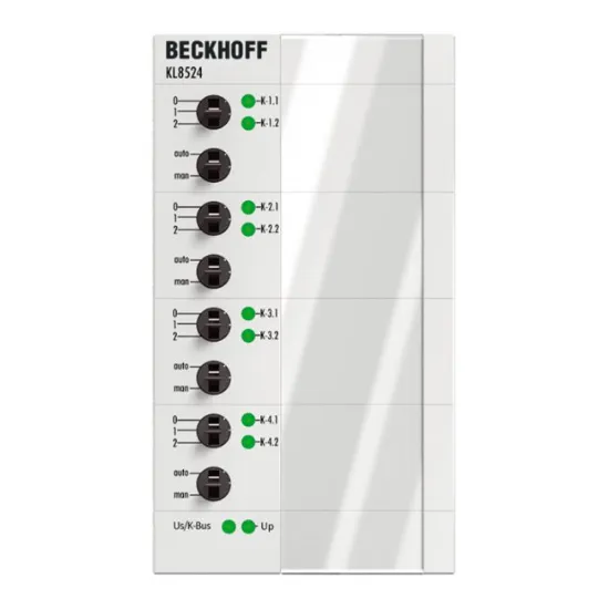 Ảnh của Module 4 x 2 kênh digital output 24VDC Beckhoff KL8524