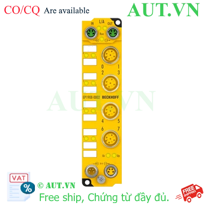 Ảnh của EtherCAT Box 8 kênh digital input 24VDC Beckhoff EP1908-0002