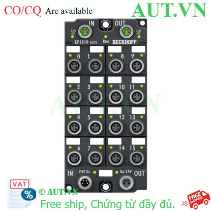Ảnh của EtherCAT Box 16 kênh digital input 24VDC Beckhoff EP1819-0021