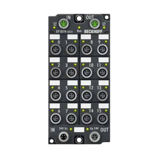 Ảnh của EtherCAT Box 16 kênh digital input 24VDC Beckhoff EP1819-0021