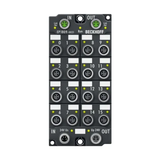 Ảnh của EtherCAT Box 16 kênh digital input 24VDC Beckhoff EP1809-0021