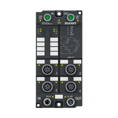 Ảnh của EtherCAT Box 1 kênh analog input 24 bit Beckhoff EP3356-0022